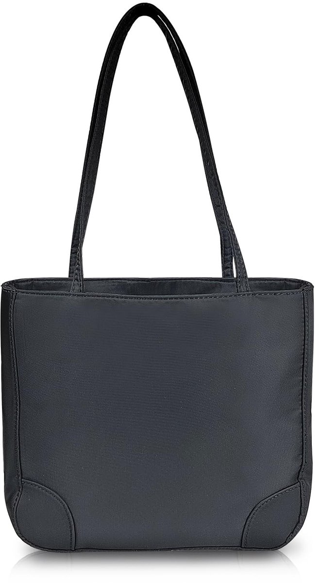 Dailygoods- Schoudertas Oxforddoek - Handtas voor Dames - Handtas met Vakken - Lichtgewicht - 27 x 25 x 6 cm - 270 gr.