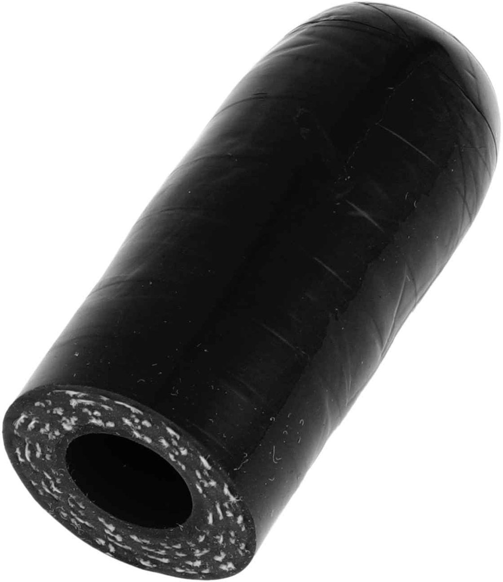 Dailygoods- Siliconen Slang 30 mm Lengte - Siliconen Eindkap - Bypass-Buis - Meerlaags Weefsel - Zwart - Bestand Tegen Hoge Temperatuur - Slangafsluiter