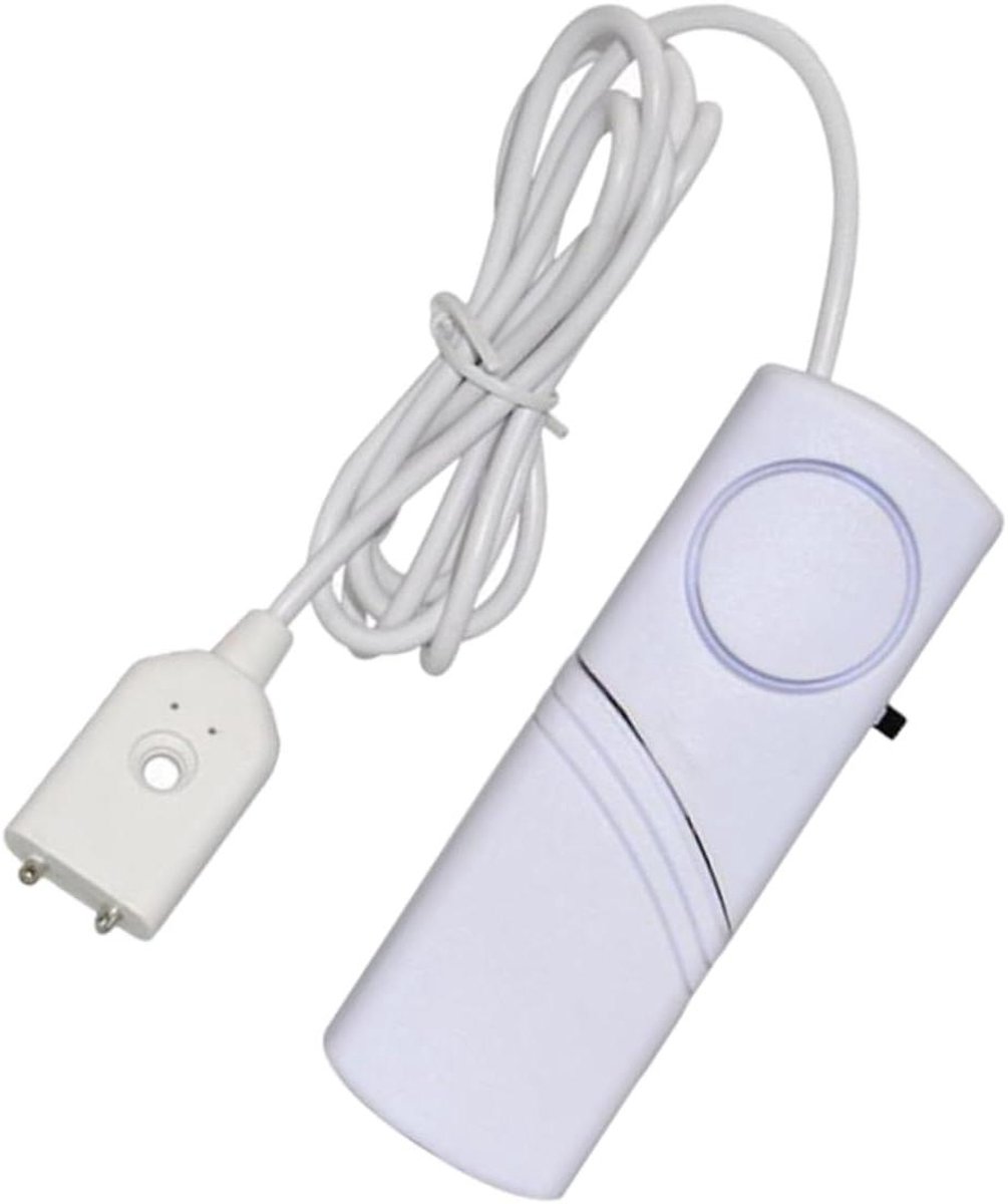 Waterniveau Alarm - Lekdetector Waarschuwing - Voorkom Waterschade - Snelle Detectie - 9x9x9 cm - Wit