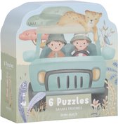 Little Dutch 6 Puzzels FSC - Safari Friends