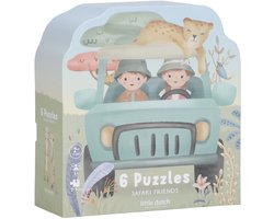 Little Dutch 6 Puzzles FSC - Safari Friends