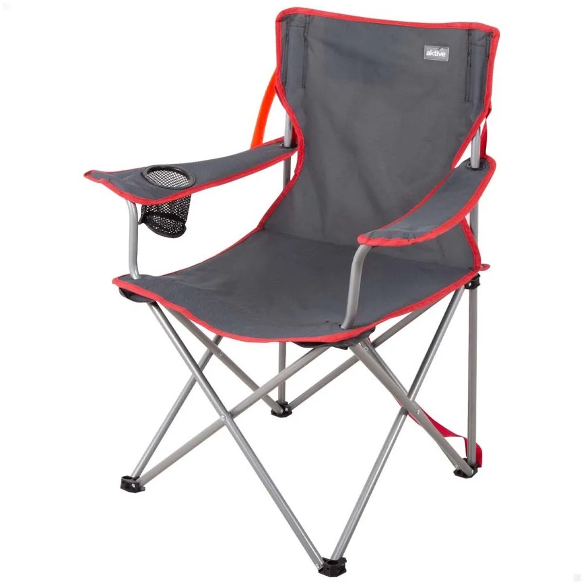 Aktive Handled Vouwbare Buitenstoel Grijs 47 x 47 x 82 cm