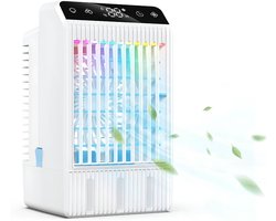 KAD® Airco Zonder Afvoerslang - Mobile Airco - Aircooler - Energy Class A++ - 1L Water Tank - Wit - 21cm x 18cm x 27cm