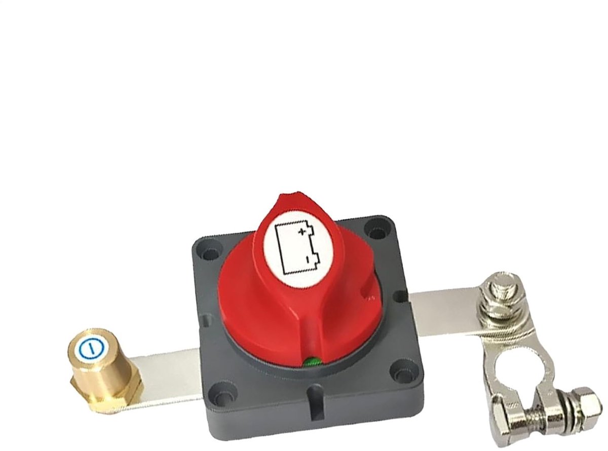 Accu Ontkoppelaar - Isolator Schakelaar - Energie Beheer - Waterdicht Ontwerp - Zwaar Belastbaar - Messing