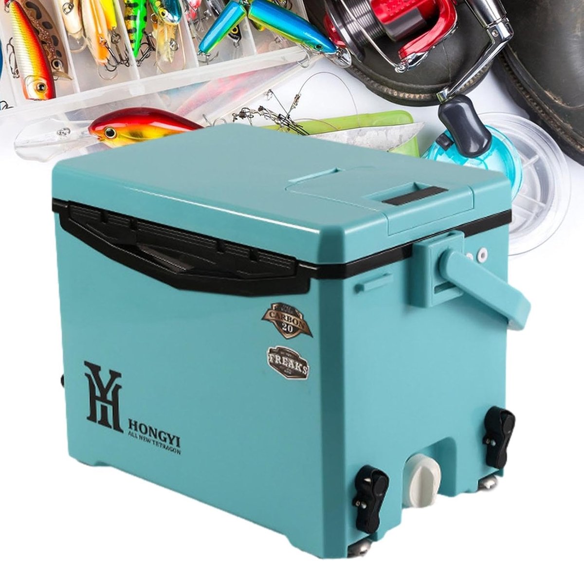 Hardwandige Koeler - Isolatie Box - Buiten Activiteiten - Vacuüm Isolatie Technologie - 20 Liter - Blauw