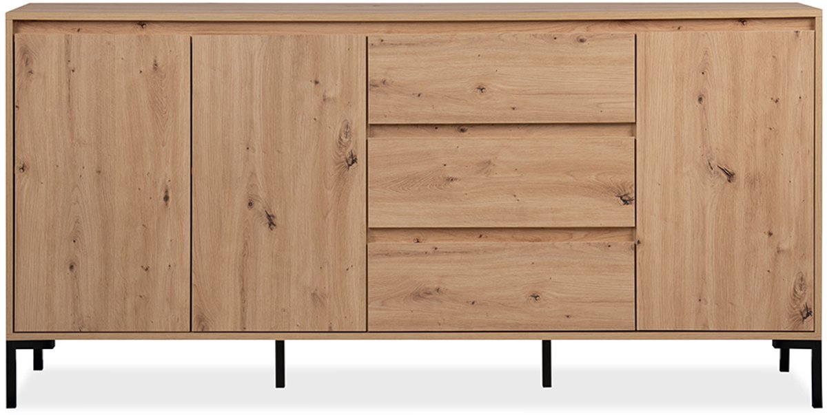 Dressoir Korina 178 Cm-artisanale Eik
