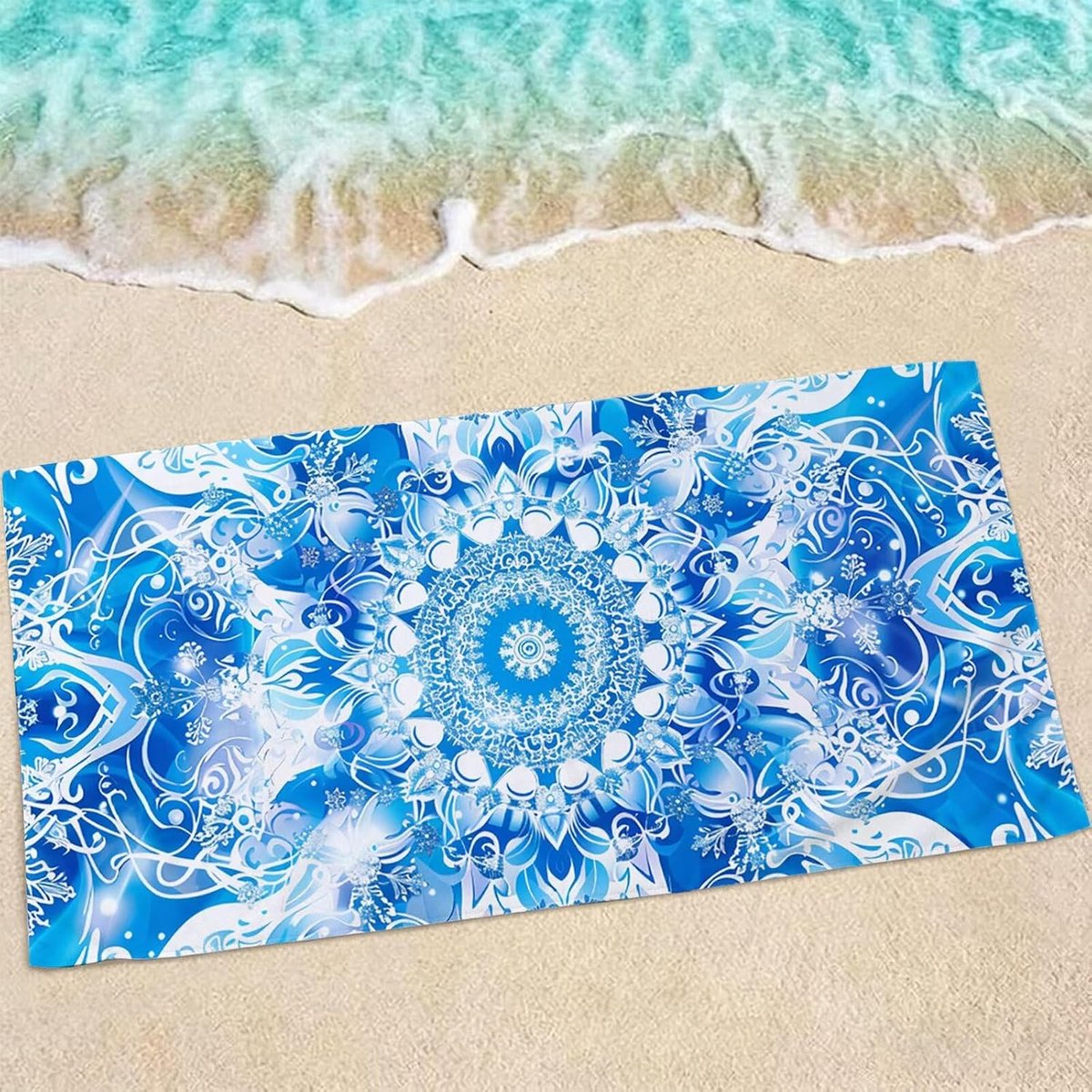 Microvezel Strandlaken - Grote Badhanddoek - Zon Genieten - Sneldrogend Zandvrij - 180 x 9
