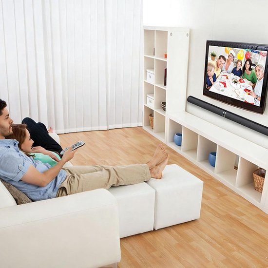Tv-luidspreker - Geluidsinstallatie - Films en games - 2-in-1 ontwerp - 100 W - Zwart — afbeelding 3