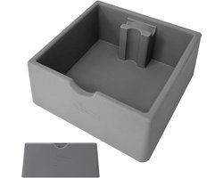 Espresso Gronden Bak - Koffie Afvalbak - Koffie Bereiding - Geluidsdempend Ontwerp - 1.5L Capaciteit - Grijs