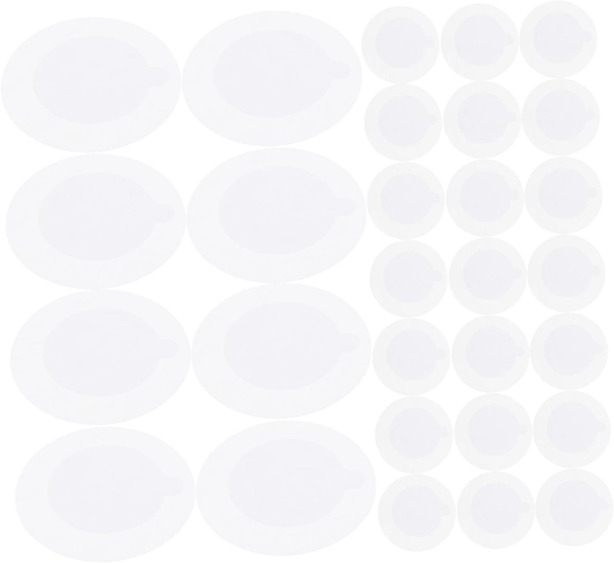 Wimperbakjes 100 Stuks - Wimperhouders Pallets - Wimperextensions Aanbrengen - Voorkomt Snelle Uitharding - 5x5 cm - Wit