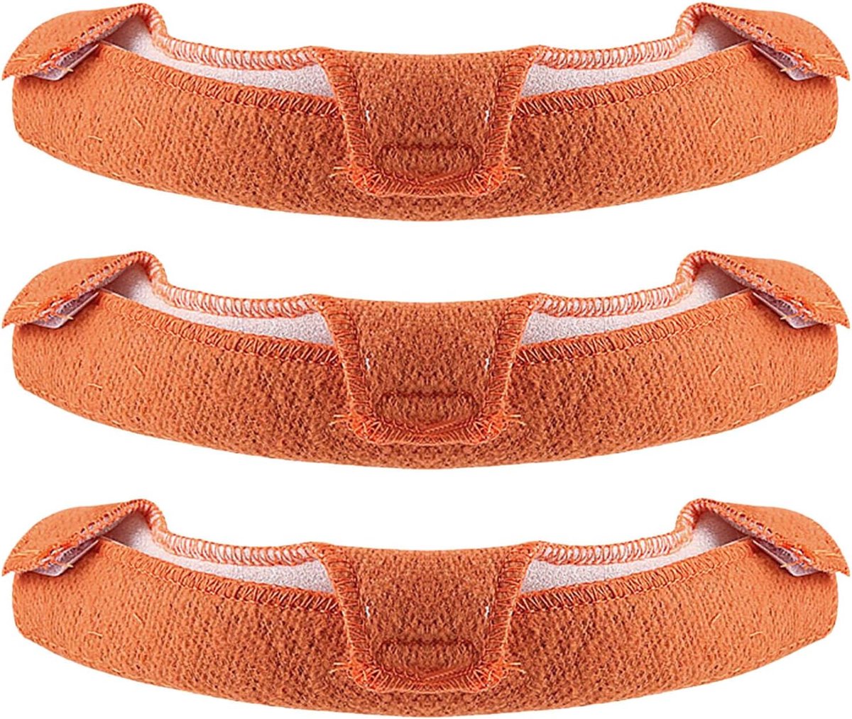 Helmpads - Zweetkussens - Veilig Werken - Vlamvertragend Materiaal - 3 Stuks - Oranje
