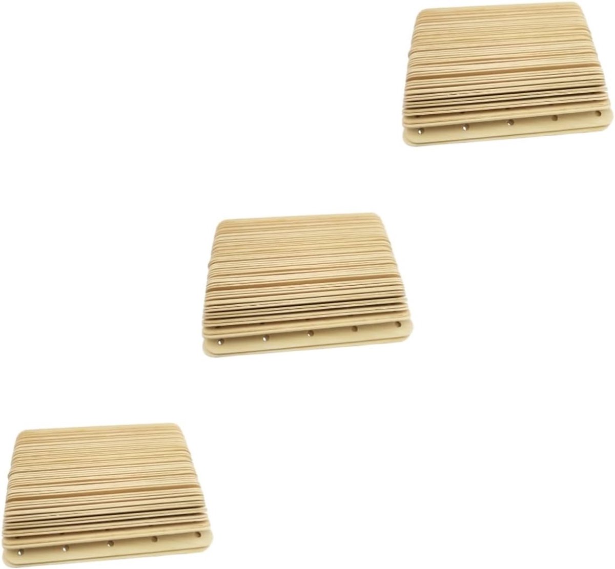 Houten Stokjes - Ambachtelijke Staven - Creatief Knutselen - Gladde Afwerking - 150 Stuks - Gekleurd