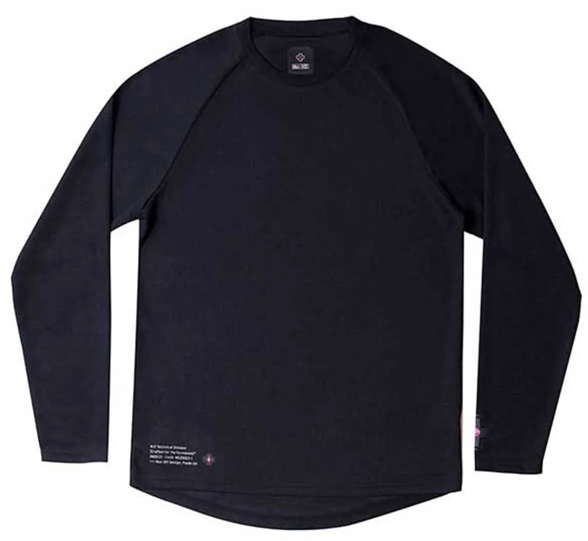 Muc Off Riders T-shirt Met Lange Mouwen Man Zwart