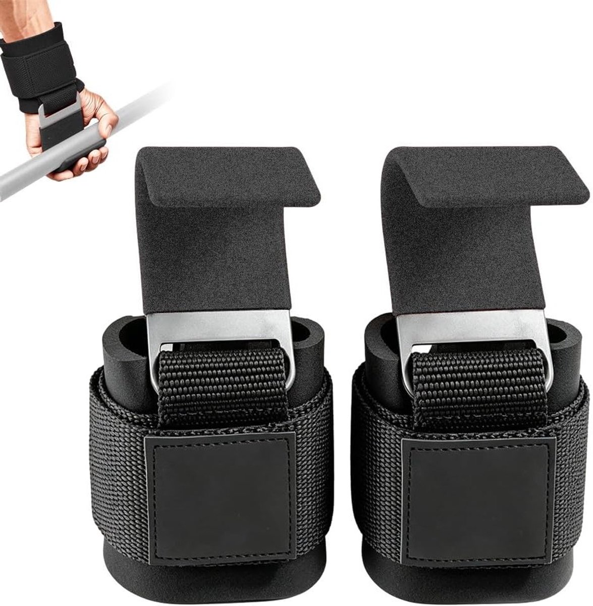 Versterk je Krachttraining met Lifting Straps voor Powerlifting en Deadlift Ondersteuning, Perfecte Gym Accessoires voor Fitnessliefhebbers