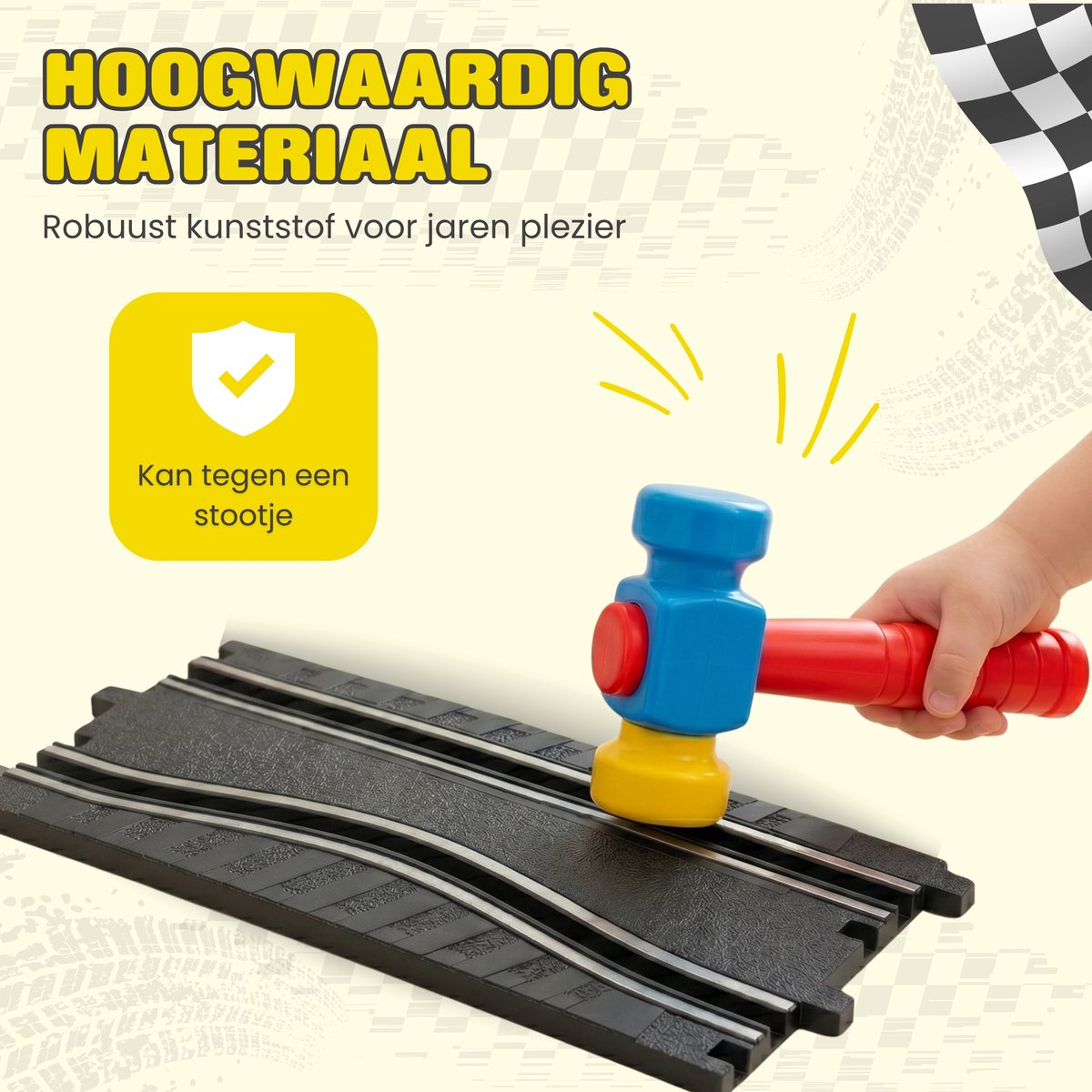CosmoToys Elektrische Racebaan - Incl. Verkeersbordenset - Auto Speelgoed - voor Kinderen - Autobaan Speelgoed - Kinderspeelgoed - 13,0M Lang - Infinite Track — afbeelding 5