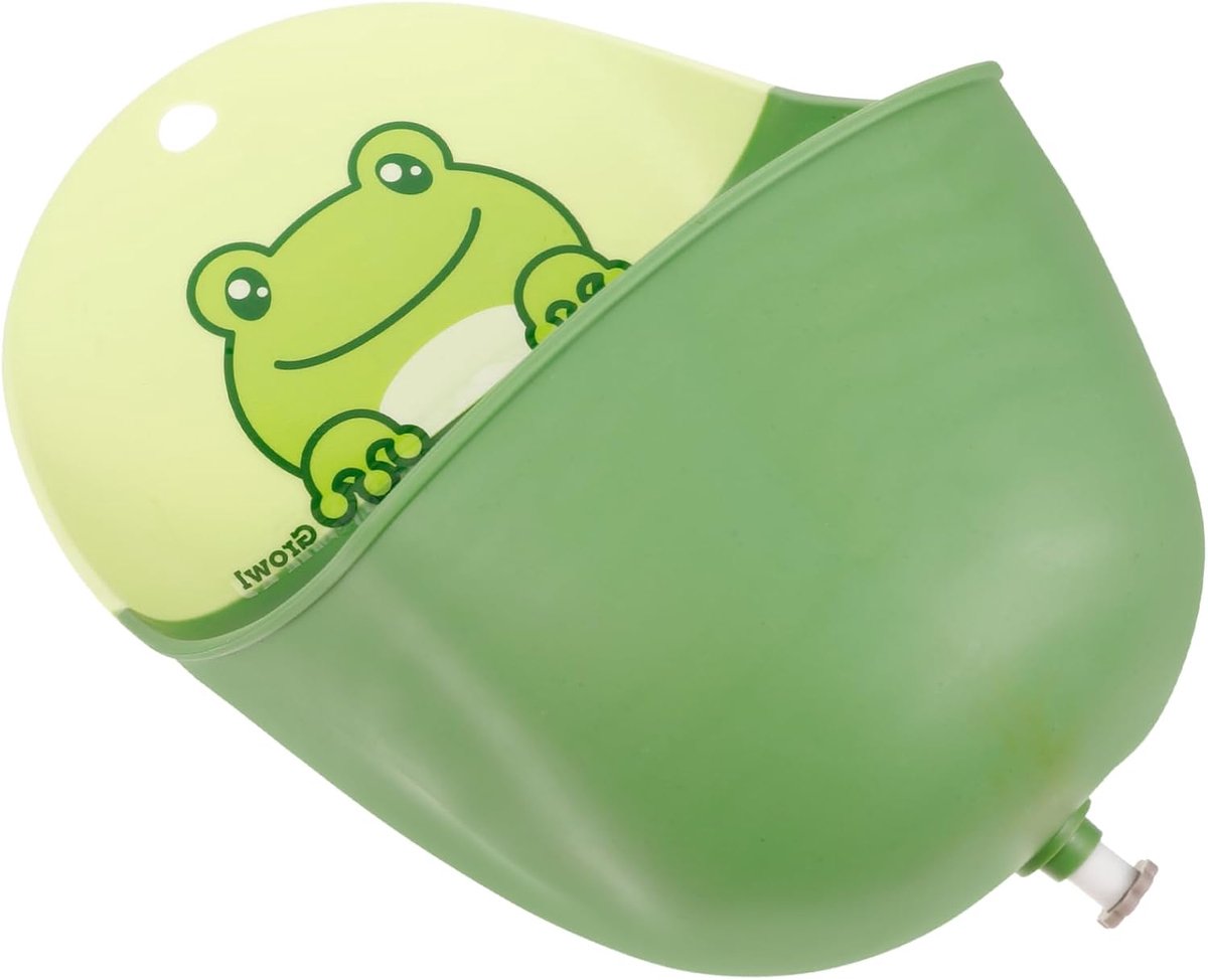 Draagbaar Potje - Kinder Urinoir - Zindelijkheidstraining - Wandmontage Ontwerp - 26 x 16 x 13 cm - Groen