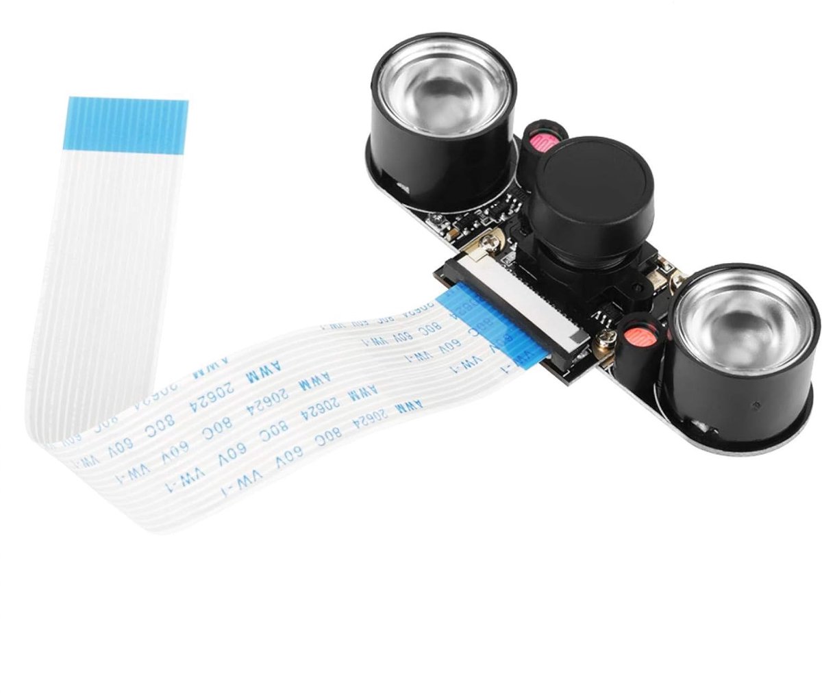 Camera Module - Camera Board - Beeldopnames Maken - Nachtzicht Functie - 130 Graden Hoek - Zwart