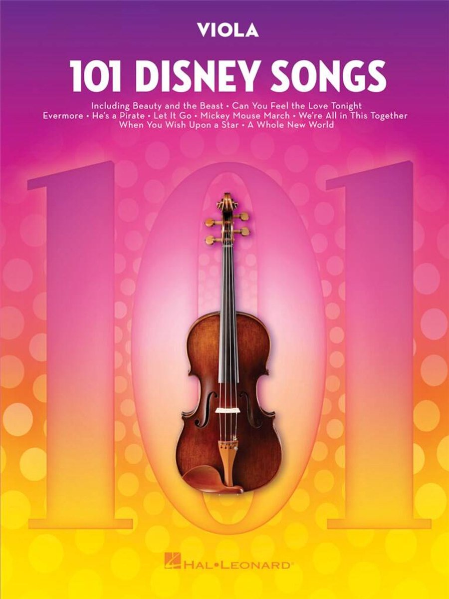 101 Disney Songs, For Viola