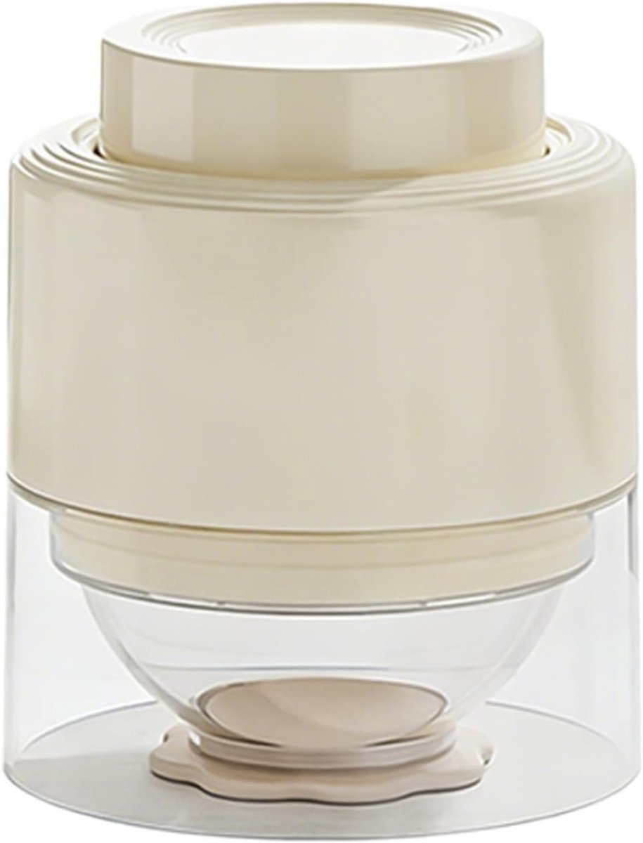 IJsbol Vorm - Drankkoeler - Drankjes Koelen - Langzaam Smeltend - 8.4 x 8.4 x 9.5 cm - Beige