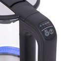 Close-up van het bedieningspaneel van een waterkoker met temperatuurinstellingen.