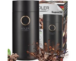 Adler - Koffiemolen - Elektrisch - Zwart Goud - 150W