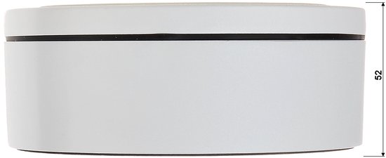 Junction Box Hikvision 137x51.5mm Aluminium DS-1280ZJ-S van Merkloos — afbeelding 3