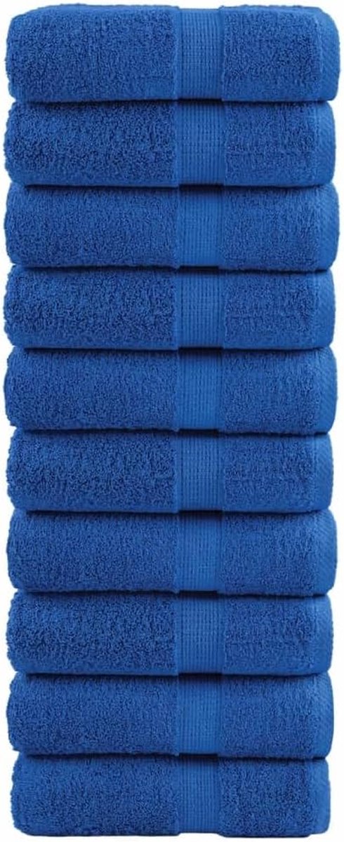 Zeepdoekjes Set - Reinigingsdoeken - Dagelijkse Hygiëne - 100% Katoen - 30x30 cm - Blauw