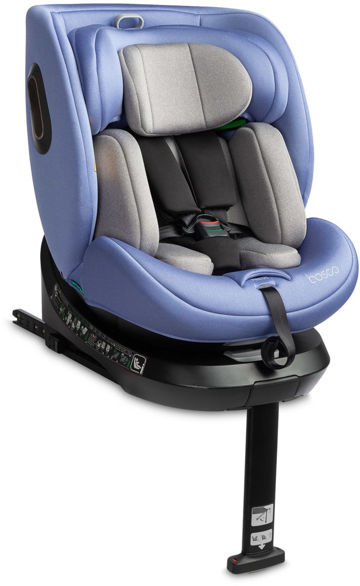 Caretero Bosco i-Size Autostoel 40-150cm Draaibaar Blauw