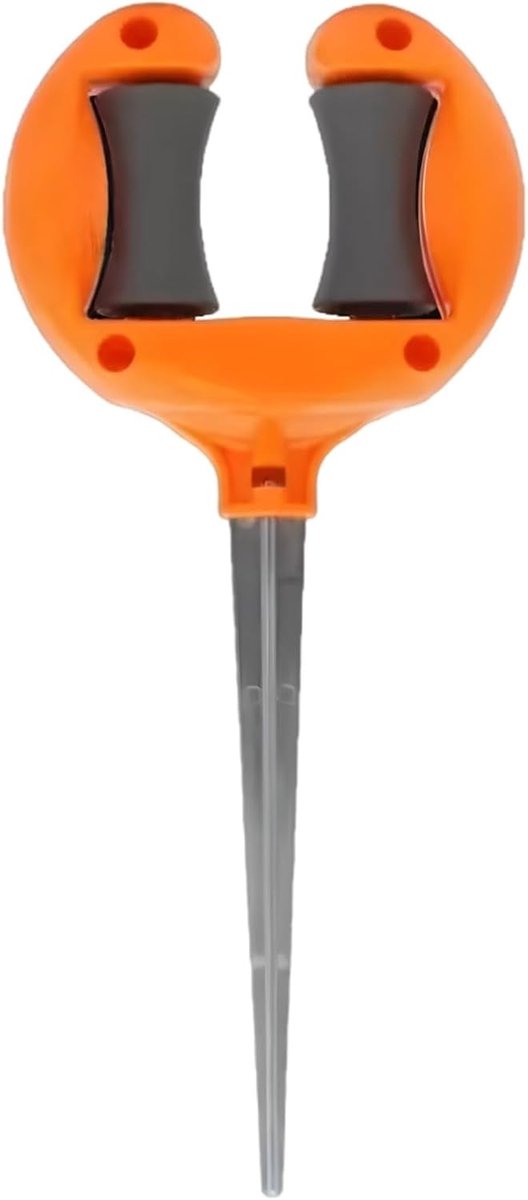 Tuinslanggeleiders - Slanghouders - Gazon Irrigatie - Dubbel Rol Mechanisme - 3 stuks - Oranje