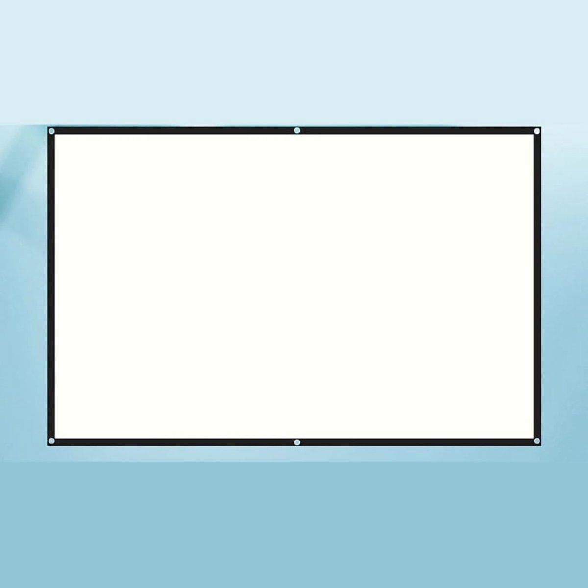 Projectiescherm - Projectorscherm - Thuisbioscoop - Kreukvrij polyester - 60-130 inch - Wit