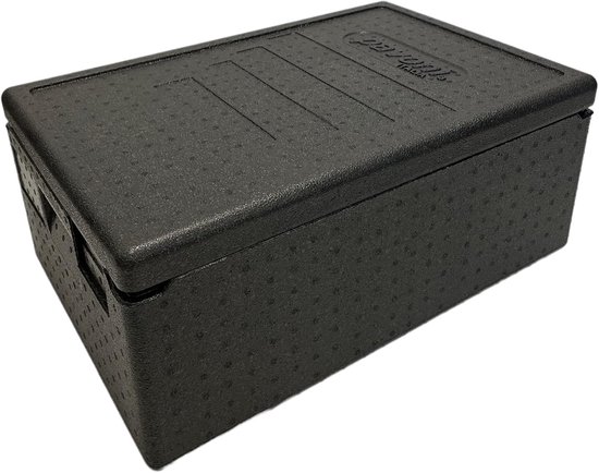 Isolatiemodule - Voedseltransport Box - Warm Koud Houden - Luchtdichte Sluiting - 60x40x25.7 cm - Zwart — afbeelding 2