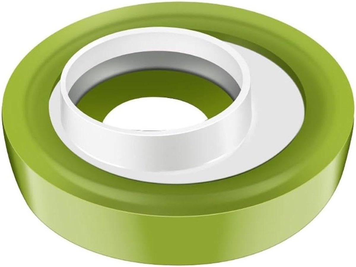 Toilet Connector - Afvoer Verbinding - Lekvrije Afvoer - Verstelbare Pasvorm - 75-120mm - Groen Wit