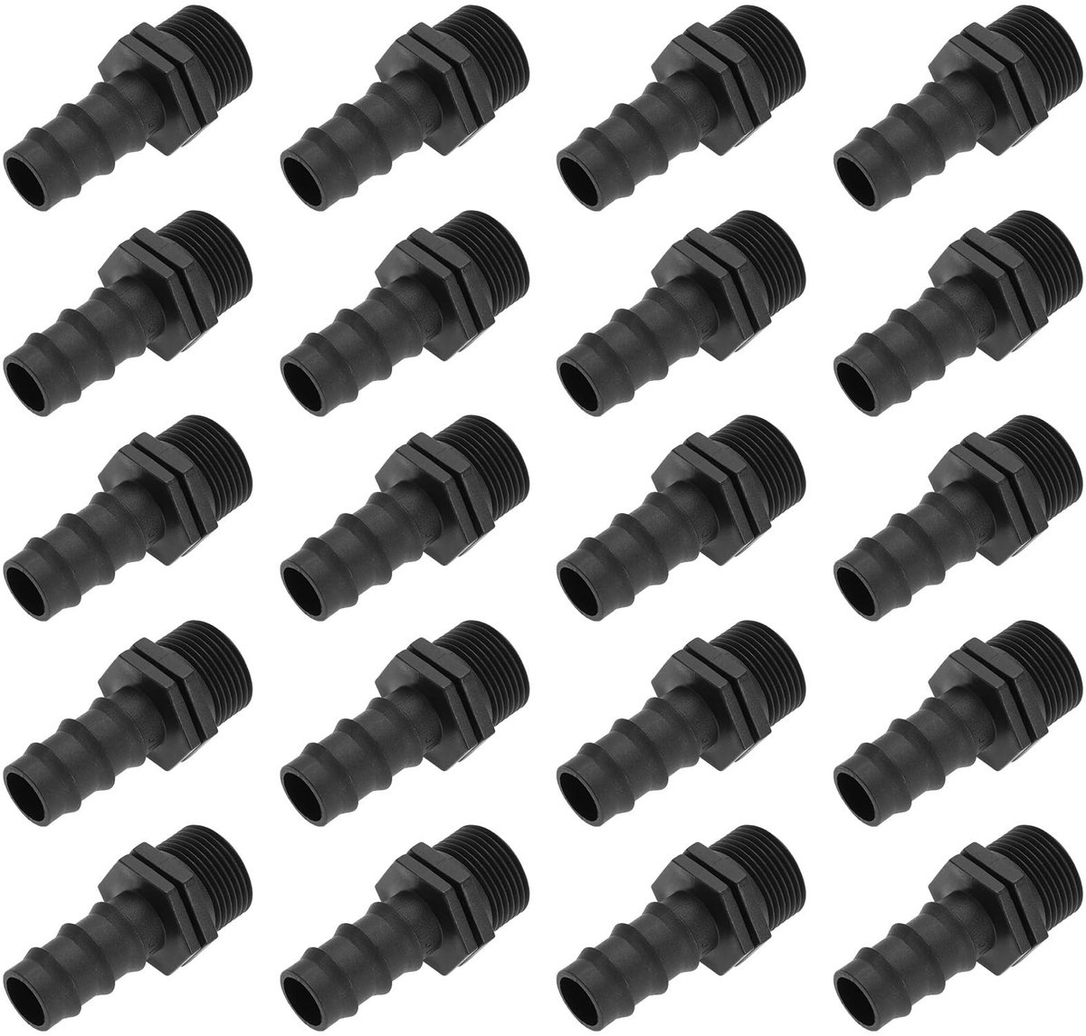 Dailygoods - 20 Stuks Irrigatie Slang Connectoren voor Tuin