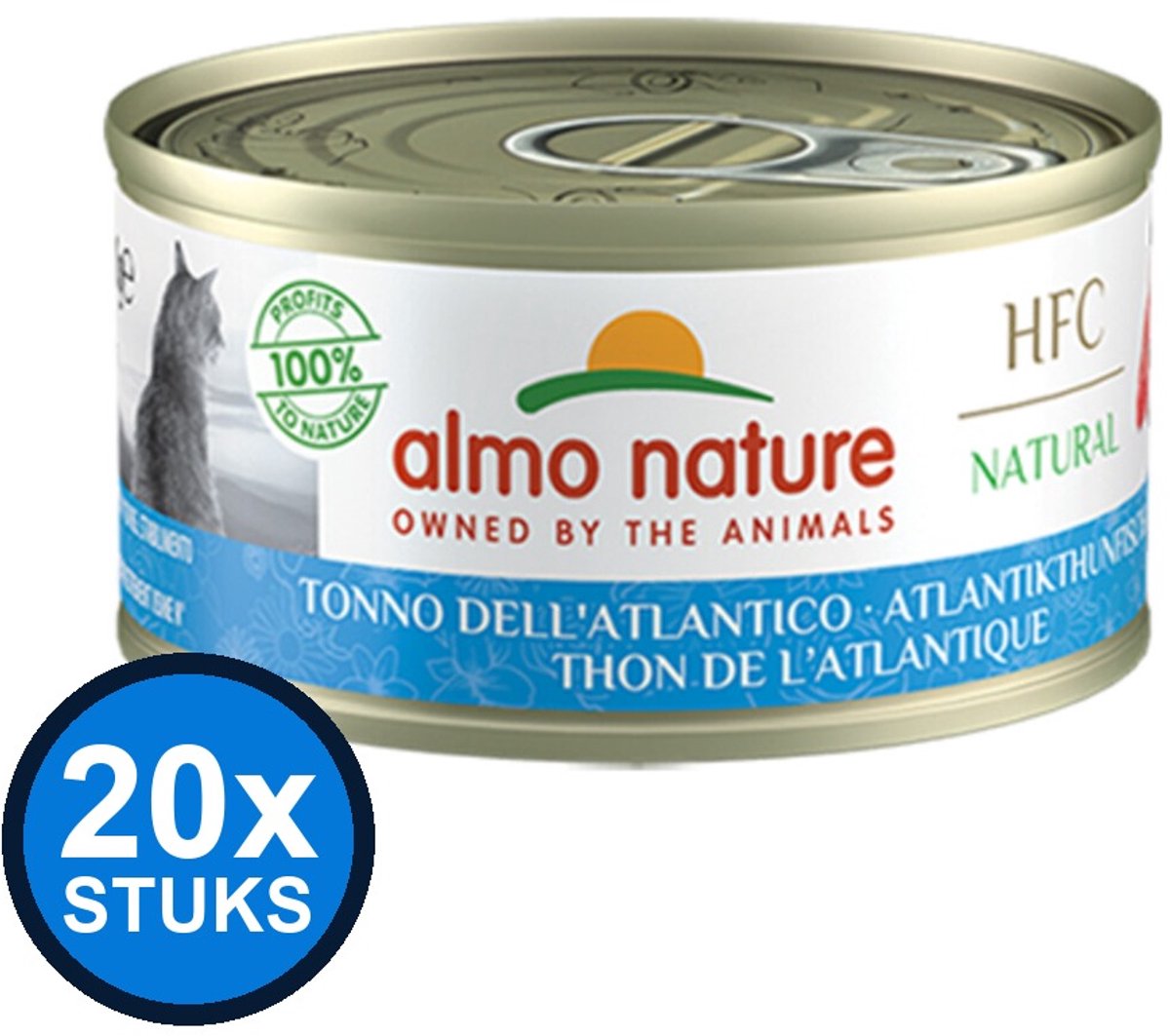 Almo Nature Almo Nature HFC - Tonijn (Atlantisch) - Kattenvoer Natvoer - 70g