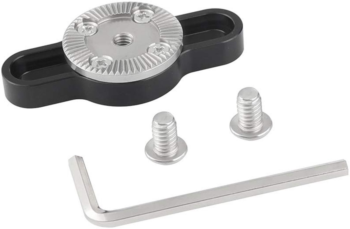 Dailygoods - Standaard M6 Rozet Aansluitadapterhouder - Verstelbaar en Afneembaar - 1/4"-20 Schroeven - Camerakooi Accessoire - Handgrepen en Klemmen...