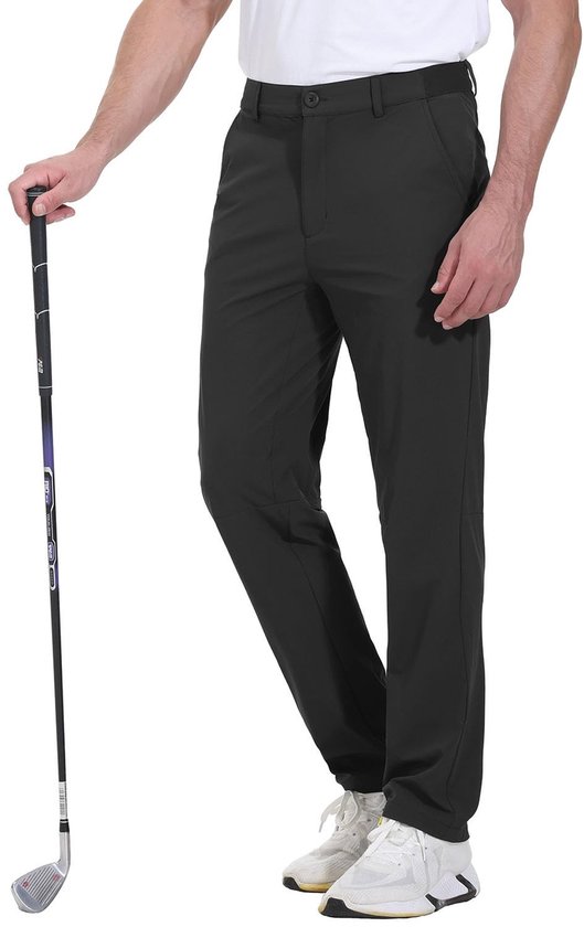 Dailygoods- Golfbroek Heren - Slimfit - Lichtgewicht/Ademend - Elastische Tailleband - 3 Zakken - Casual Sportbroek van Dailygoods — afbeelding 5