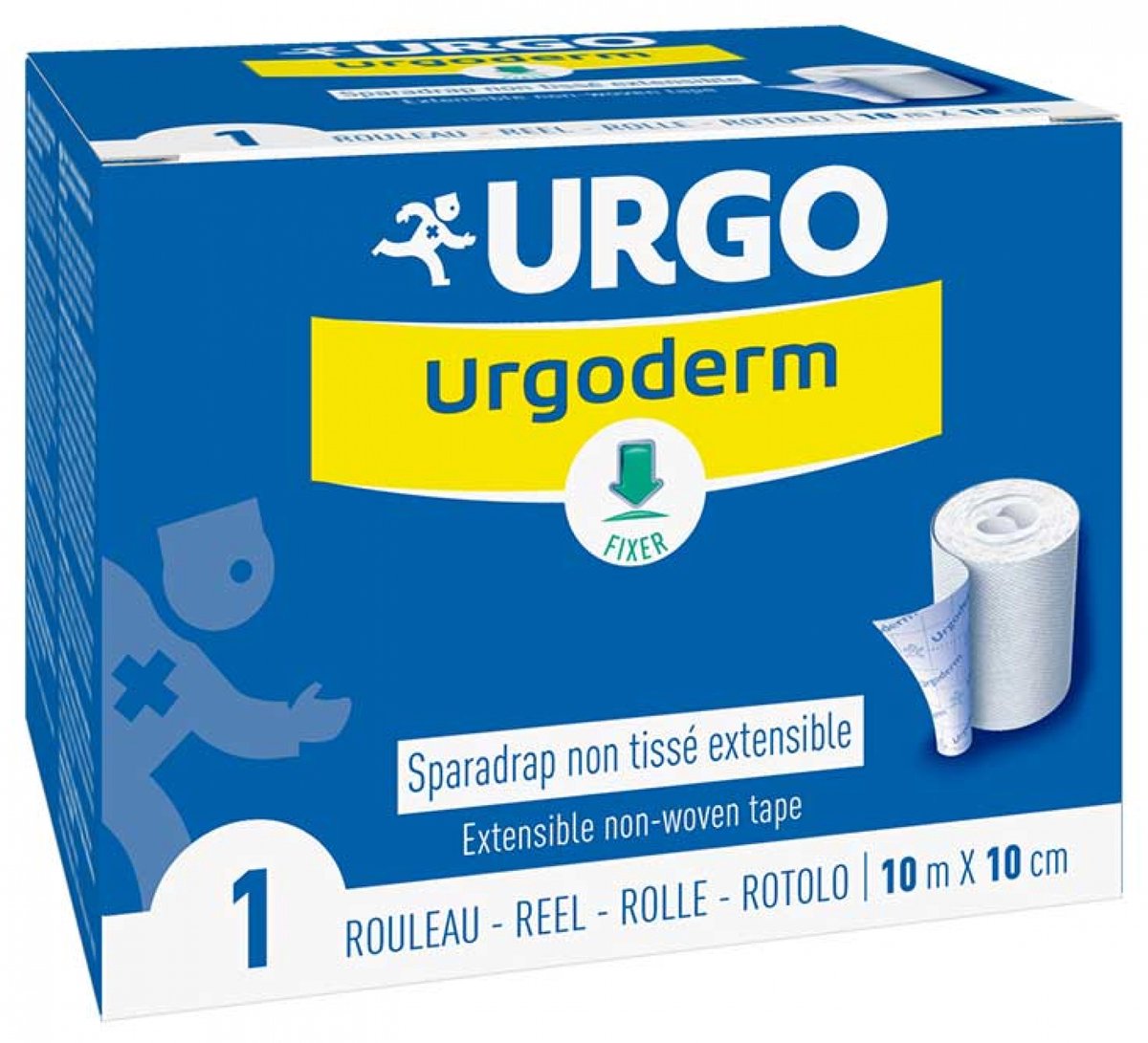 Urgo Derm Niet-geweven Rekbare Pleister 10 m x 10 cm