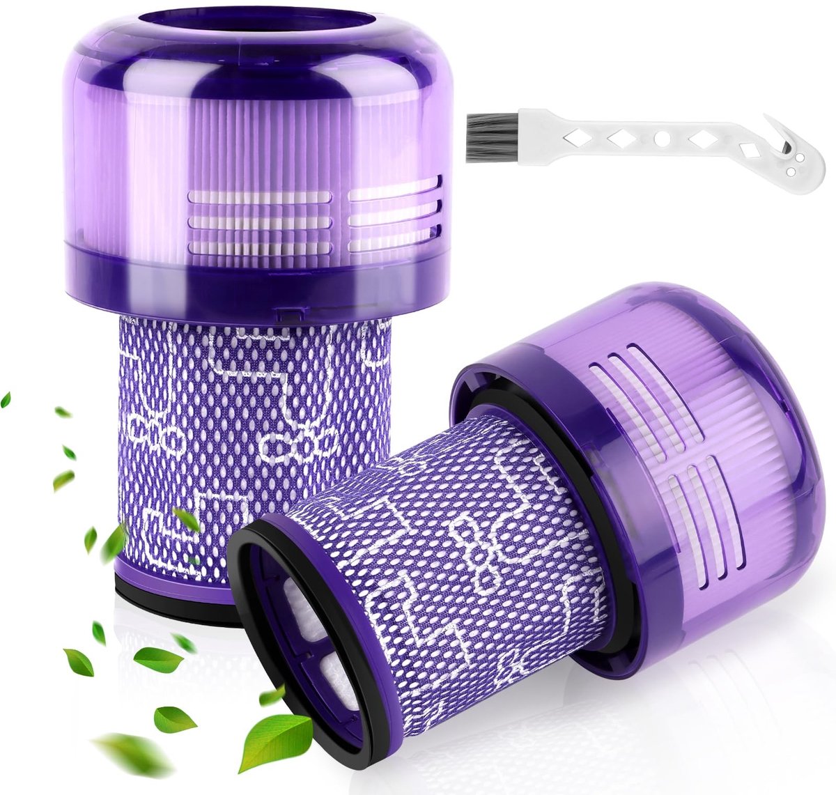 Dailygoods- HEPA-filters 2 stuks - vervangt 971517-01 - stofzuigerfilter - HEPA-filter Dyson V12 - luchtreiniger - hoge filtratiekwaliteit - Stofzuigerfilters