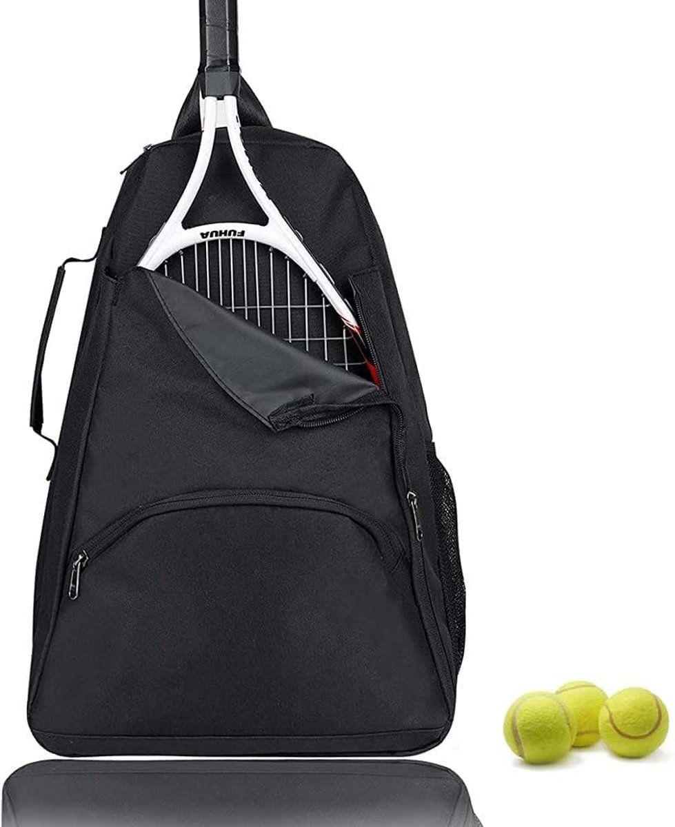 Dailygoods - Uniseks Tennisrugzak met Racketvak en Schoenenvak - Ideaal voor Sporters