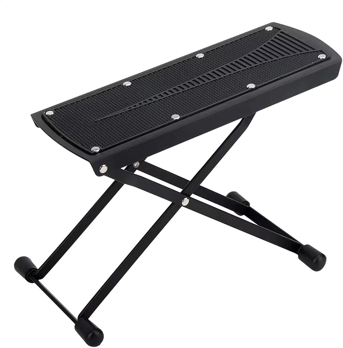 Dailygoods- Pedicurekruk ergonomisch - Opvouwbare Voetensteun - Verstelbare Antislip Voetsteun - Stabiele Kruk voor Salon - Hoogwaardige Materialen - Afmetingen 25 cm