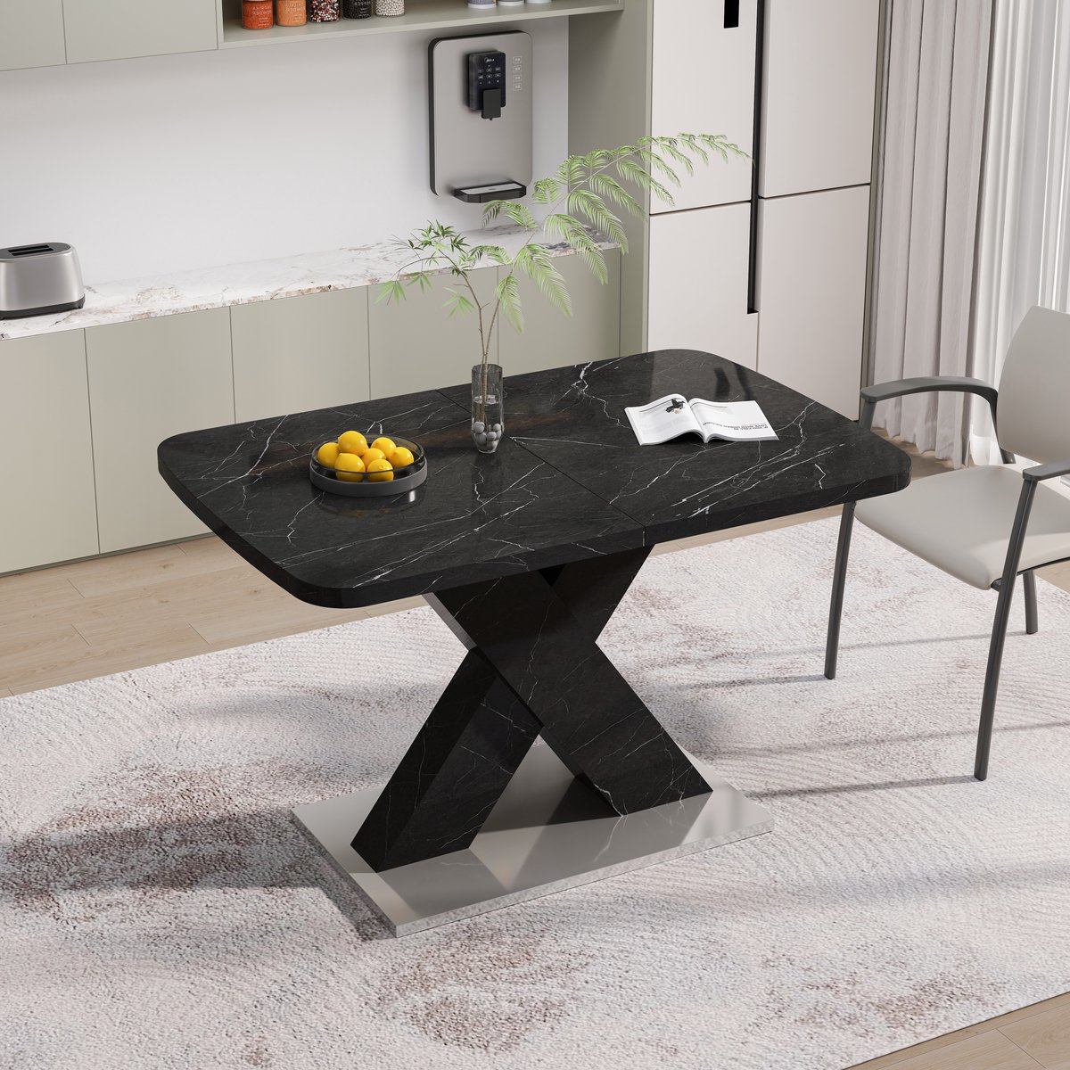 DESMIU Hoekbank - Modulaire U-Bank - Vrij Combineerbaar En Direct Klaar Voor Gebruik - Voor Woonkamer En Lounge - Pluche - Roze