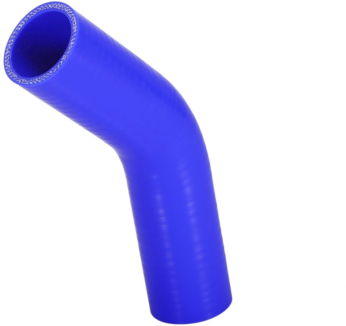 Dailygoods- Siliconen Slang 45 Graden Elleboog - Universeel Reserveonderdeel - Binnendiameter 38 mm - Blauw - Hoogwaardige Materiaal - Verbeterde Prestaties - Koelslang