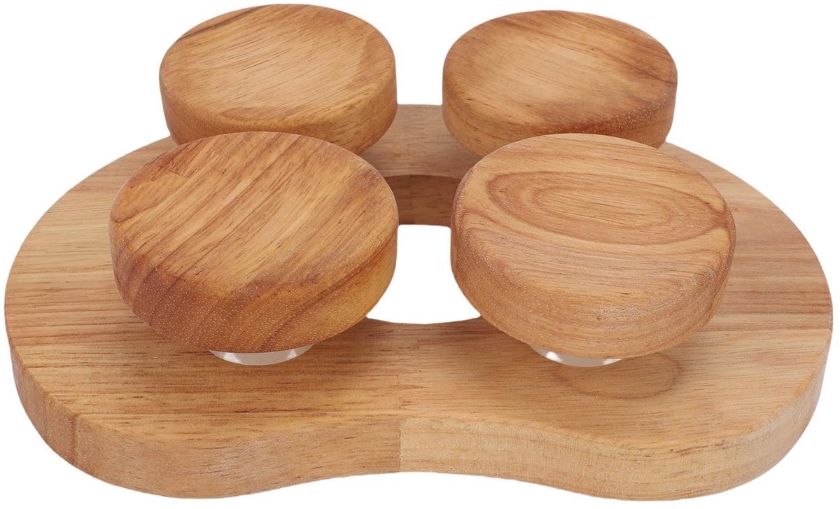 Dailygoods- Nekkussen Houten Sauna - Cervicale Tractie - Hoofdsteun - Ergonomisch - Draagbaar - 17x23cm - Hoofdkussen