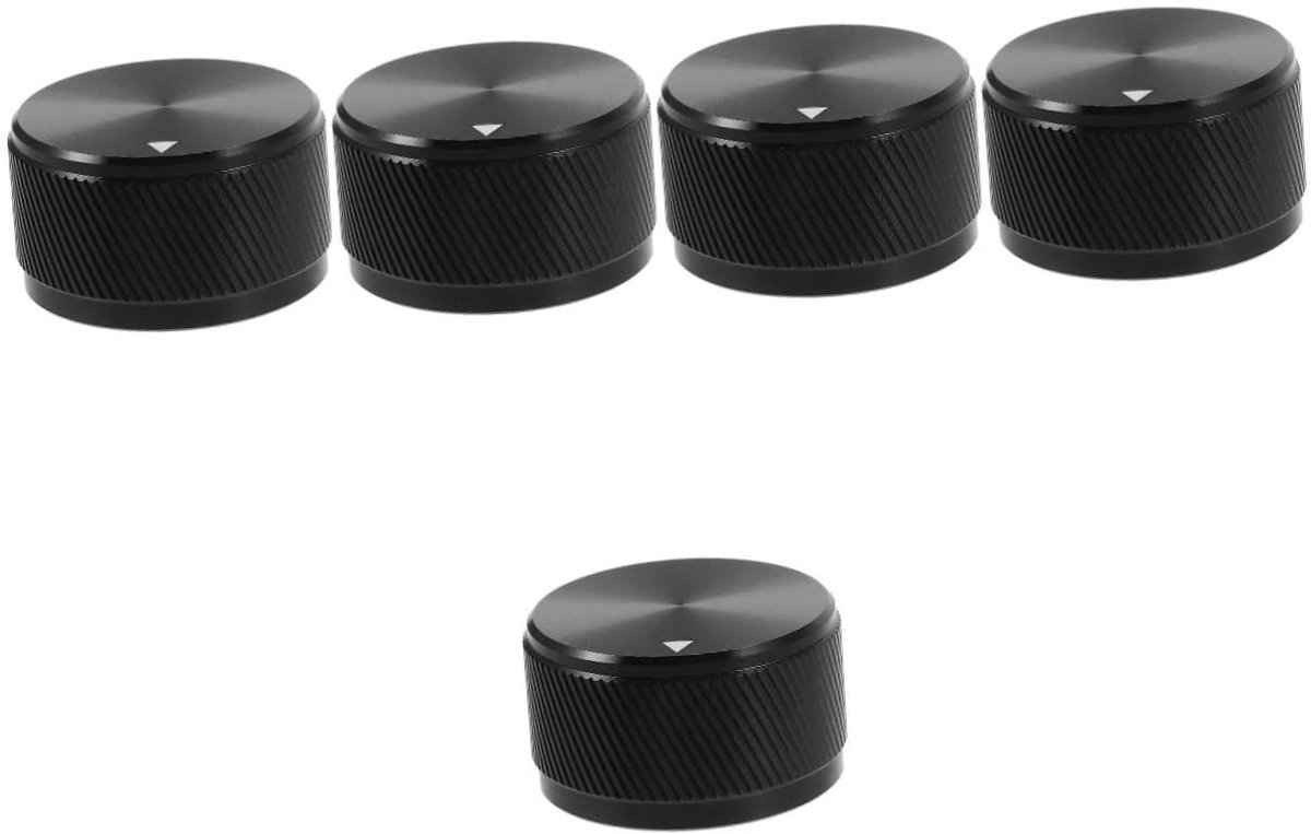 Potentiometer Knoppen - Volumeregelaars - Audio Instellen - Aluminium Constructie - 5 Stuk