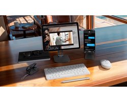 Logitech Keys To Go 2 - Draadloos Tablettoetsenbord - Geschikt voor iPad, iPhone, Mac - Qwerty US - Pale Grey