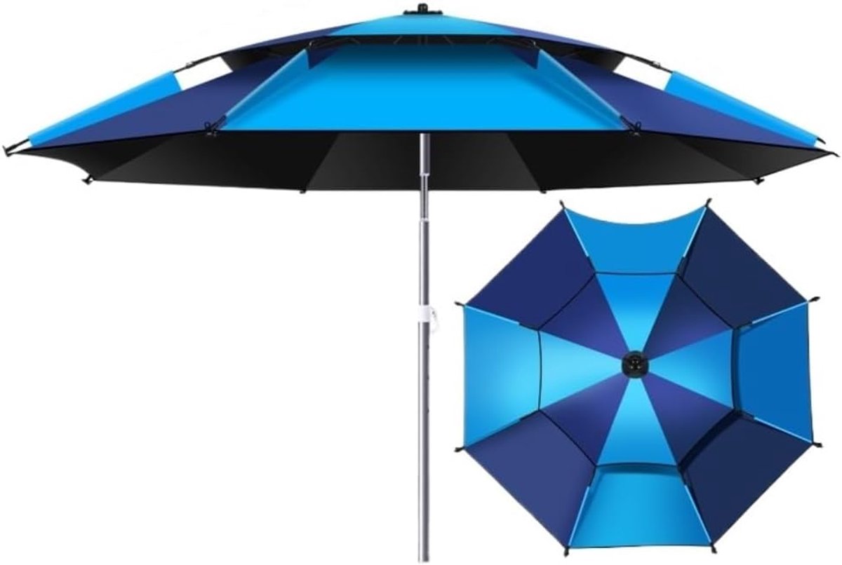 Terras Parasol - Buitenparaplu Zonnescherm - Buitenruimte Schaduw - UV Bescherming - 220 cm - C