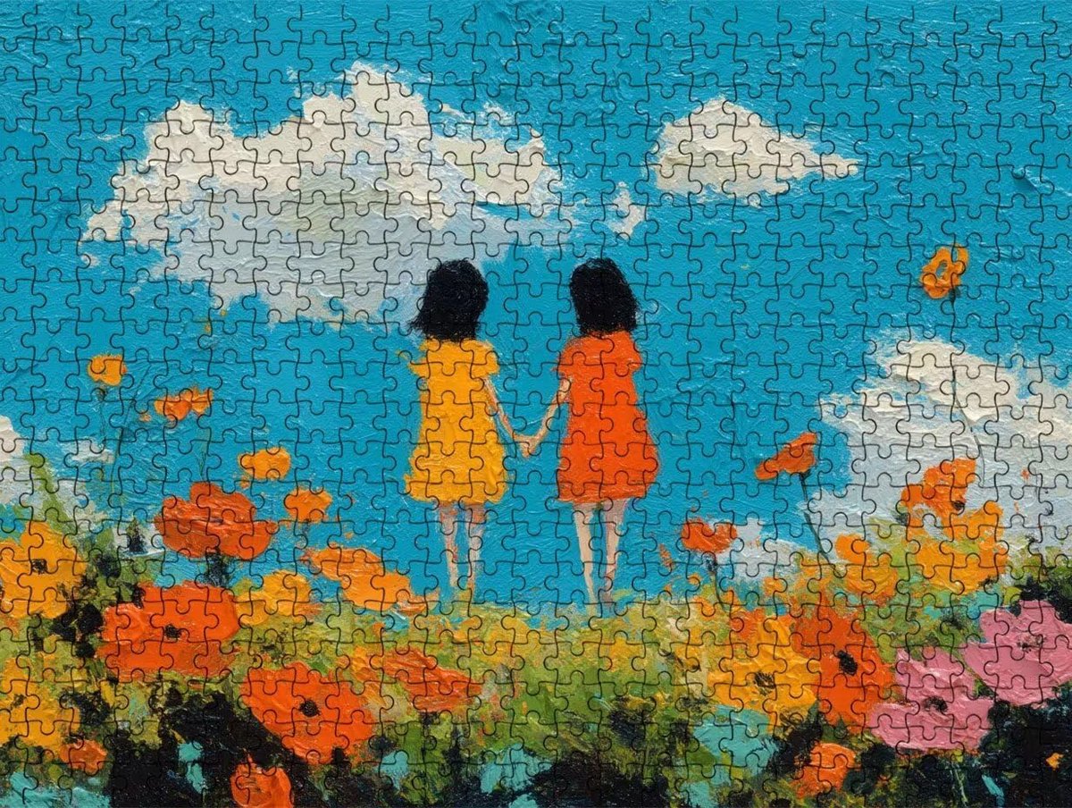 Legpuzzel 4000 Stukjes - Volwassen Puzzel - Ontspanning Thuis - Houten Materiaal - 87.5x141.5 cm - Meisjestuin
