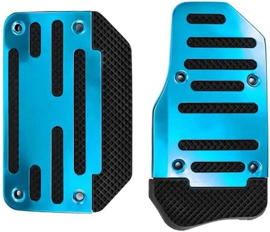 Pedaal Covers Set - Rem Gas Pedaal - Verbeterde Grip - Antislip Ontwerp - Universele Pasvorm - Rood — afbeelding 2