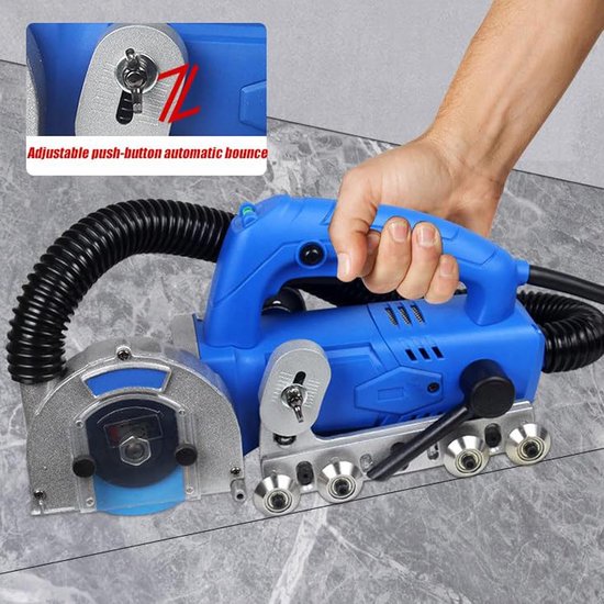Voegenverwijderaar - Tegelreiniger Krabber - Voegen Reinigen - Krachtige 1200W Motor - 33x19x13 cm - Grijs — afbeelding 5