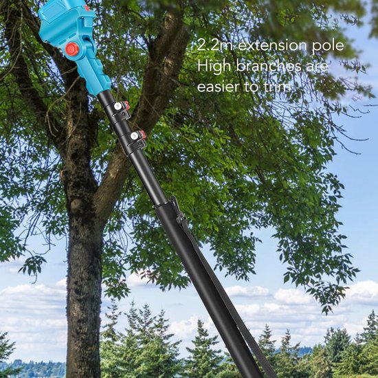 Uitschuifbare Snoeischaar met Lange Telescopische Stang voor Harde Takken van Merkloos	 — afbeelding 3